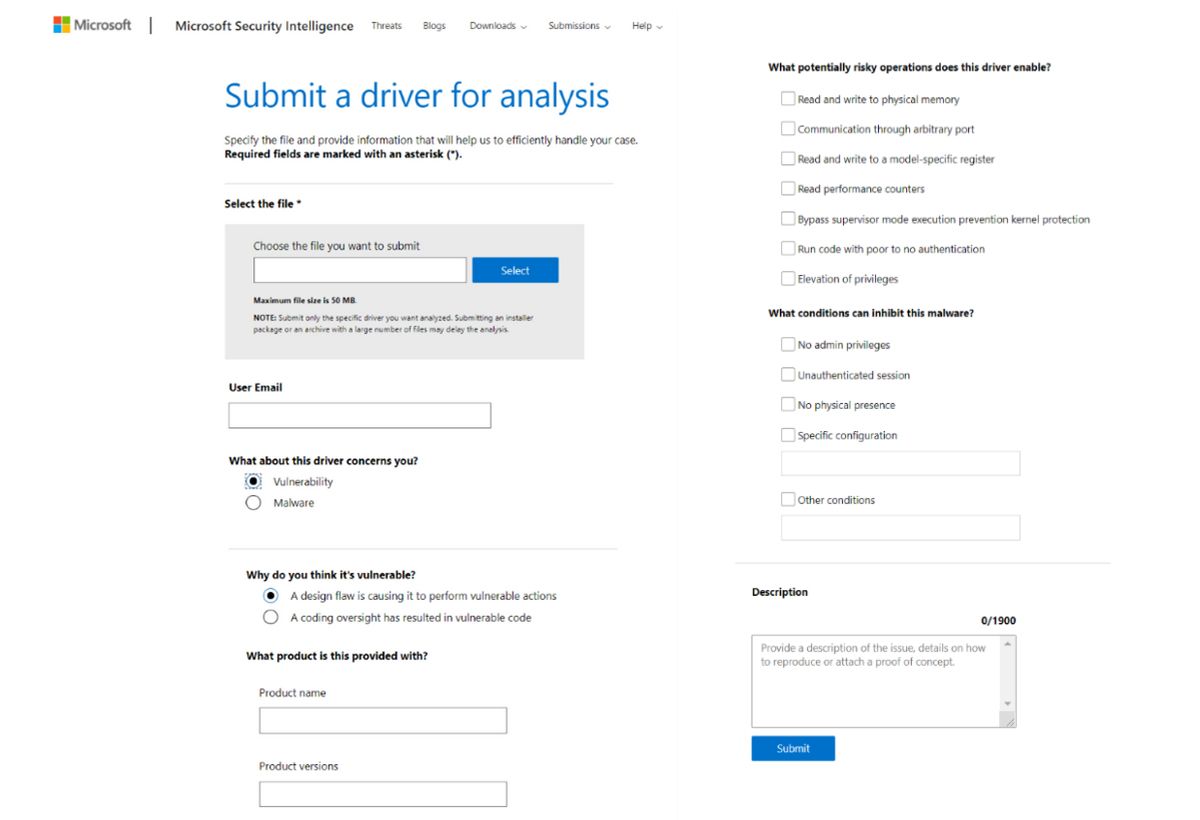 microsoft-vulnerable-and-malicious-driver-reporting-center