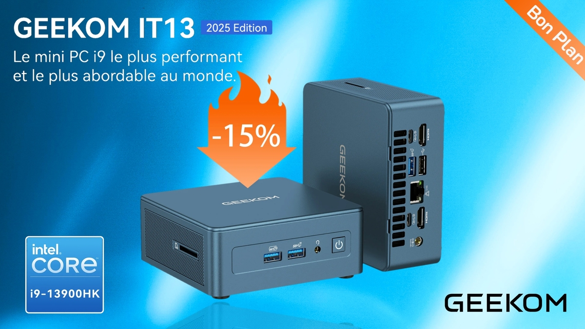 GEEKOM IT13 with i9-13900HK, 16GB RAM & 1TB SSD (max