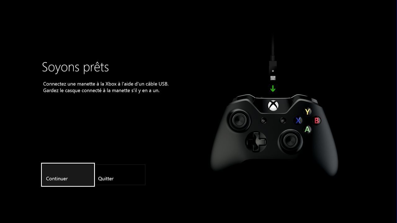 Mise a jour manette Xbox One