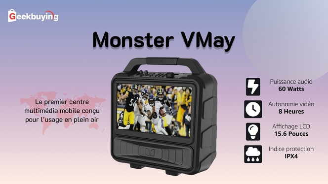 Monster Vision 15.6 - Centre multimedia