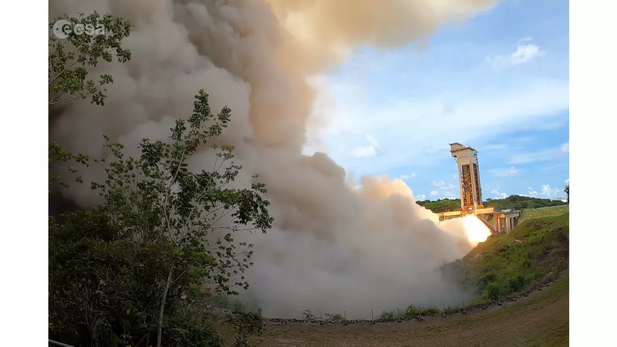 Ariane 6 : ultime essai réussi pour le moteur P120C