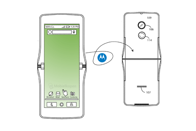 Motorola RAZR ecran repliable