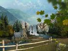 Mountain Waterfall : un paysage de montagne comme écran de veille