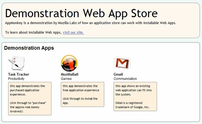 Mozilla-Web-App-Store