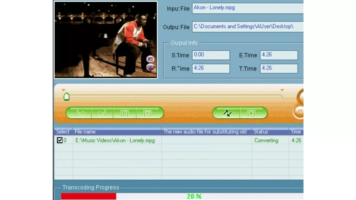MP3 Player Utilities AMV Convert Tool lire et convertir des