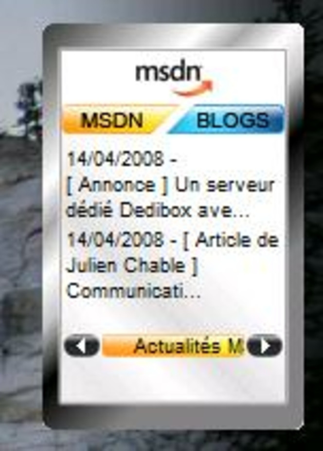 MSDN France RSS