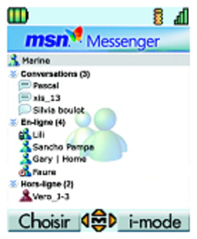 MSN Messenger i-mode