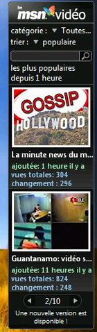 Gadget MSN Video