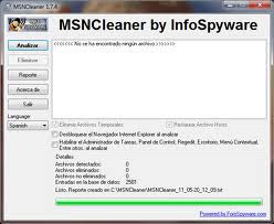 MSNCleaner screen1.
