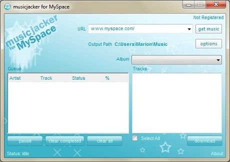 musicjacker pour MySpace