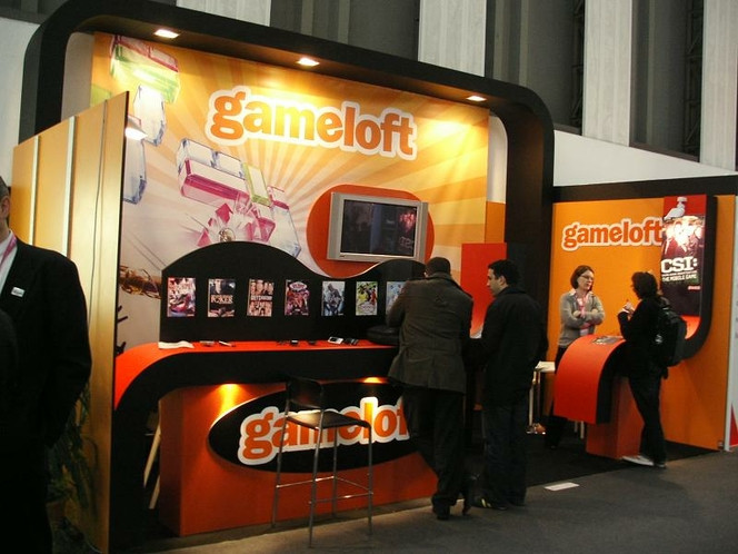 MWC 2008 Gameloft stand