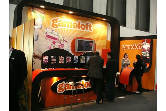 MWC 2008 Gameloft stand