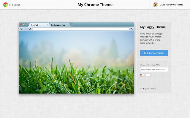 My Chrome Theme screenÃ©.