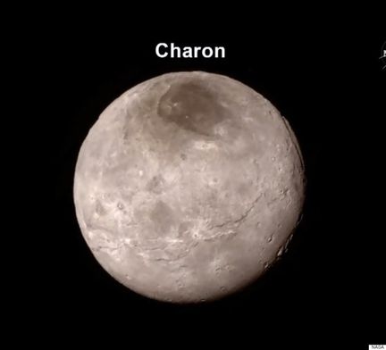 NASA Charon Pluton