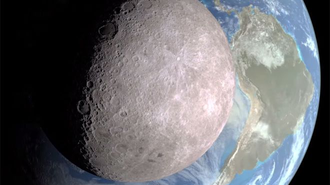 NASA face cachÃ©e de la lune