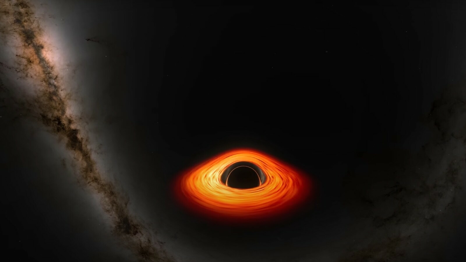 NASA trou noir simulation visualisation