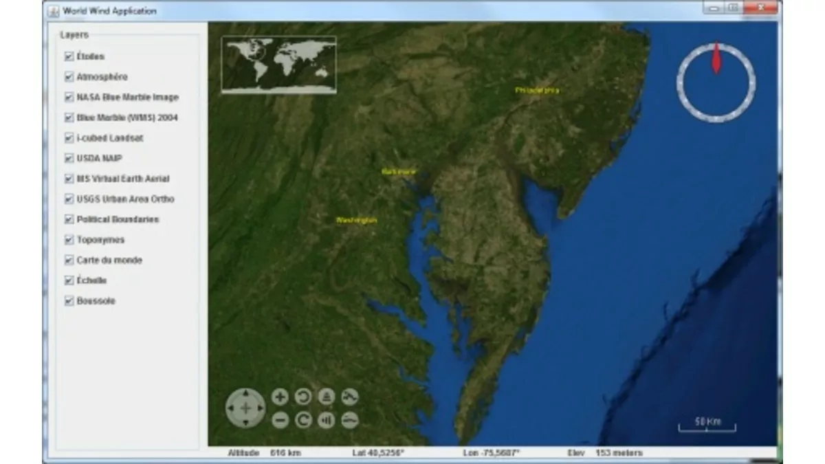 NASA World Wind Java SDK : développer en Java