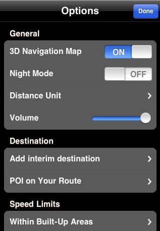 Navigon MobileNavigator iPhone 04