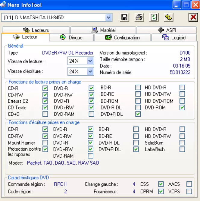 Nero InfoTool 4.03 (489x491)