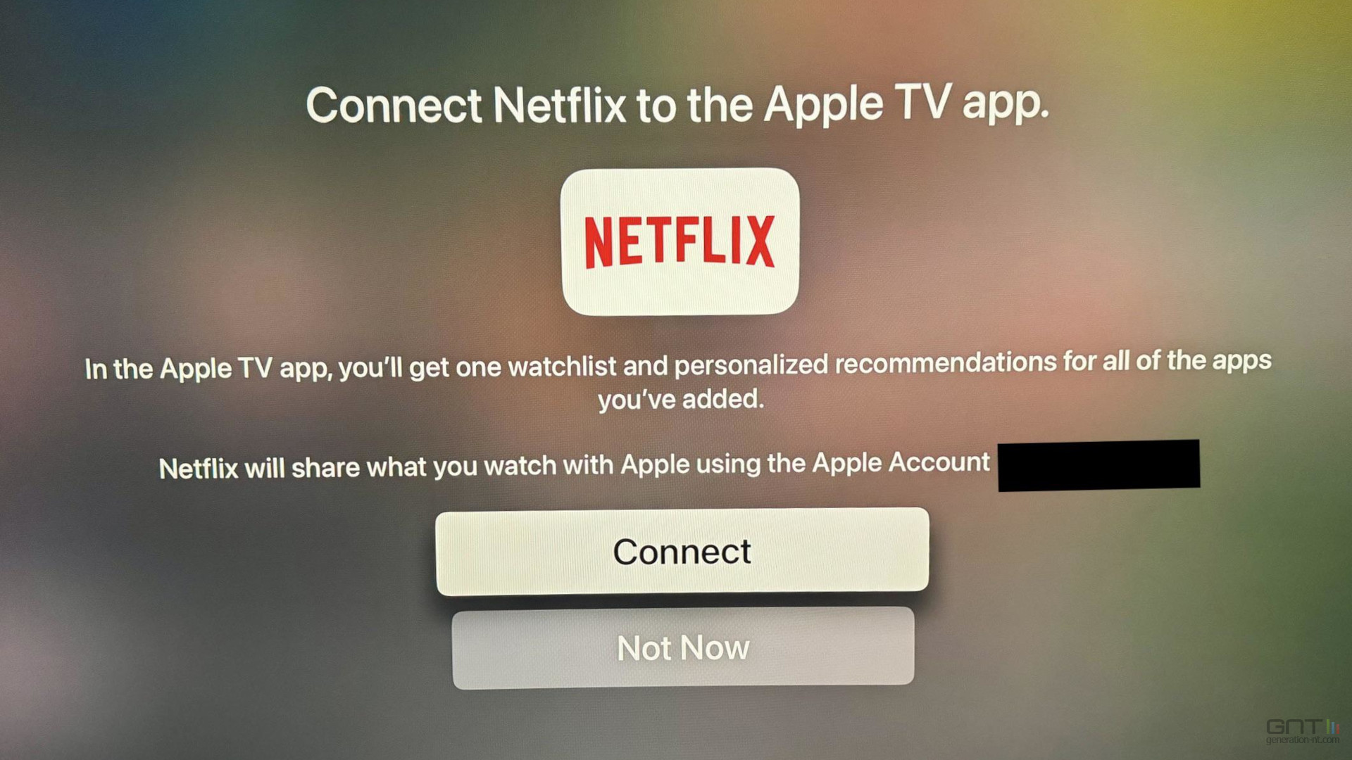 Netflix avec Apple TV ? Un bug a bon dos