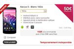 nexus 5 blanc indisponible free mobile