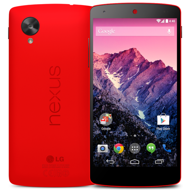 Nexus 5 rouge