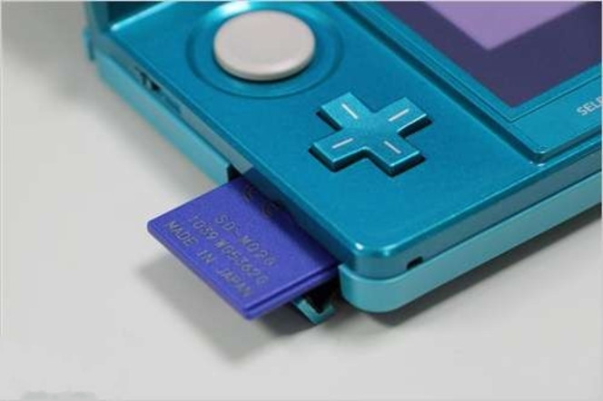 Nintendo 3DS - carte SD