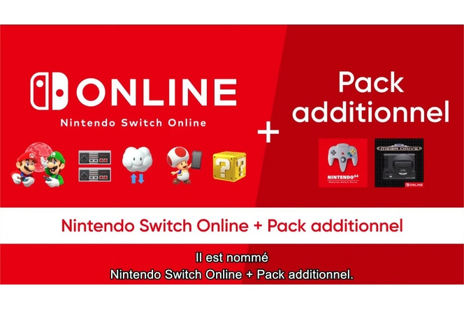 Nintendo Online pack additionnel