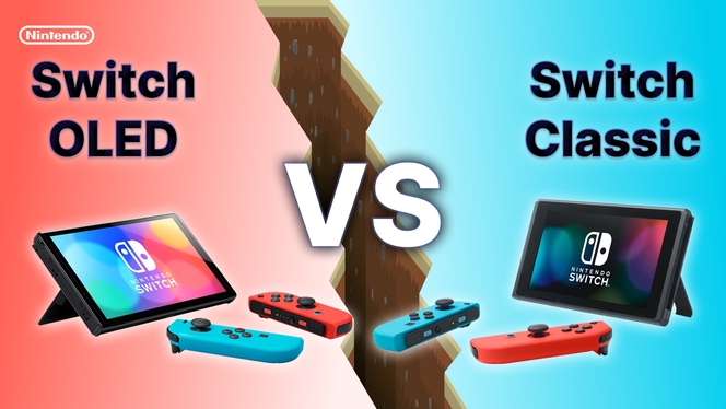 Nintendo Switch OLED vs Nintendo Switch Classic