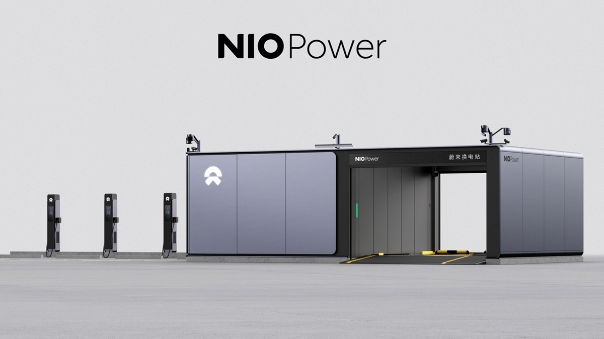 Nio station echange batterie