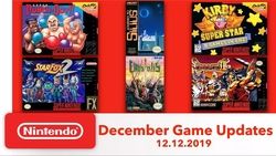 Nitnendo Switch jeux rétro decembre