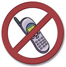 No cellphone