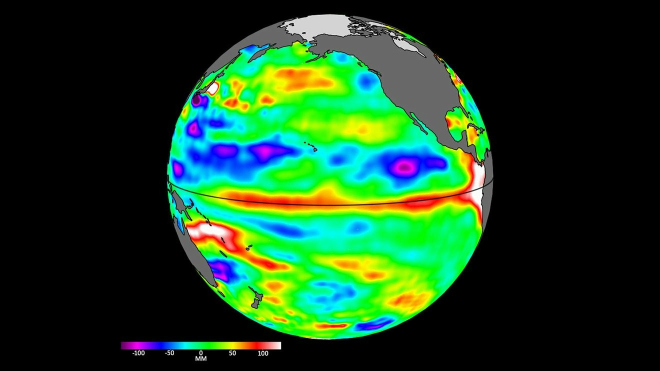 NOAA Sentinel 6 El Nino signes prÃ©curseurs