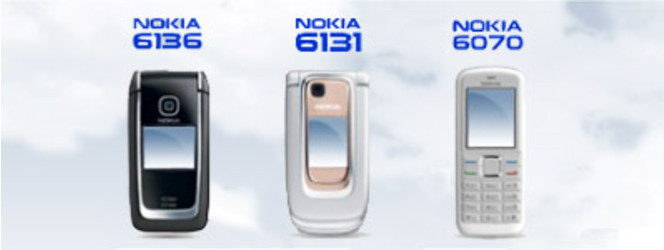 Nokia 6131 6136 6070
