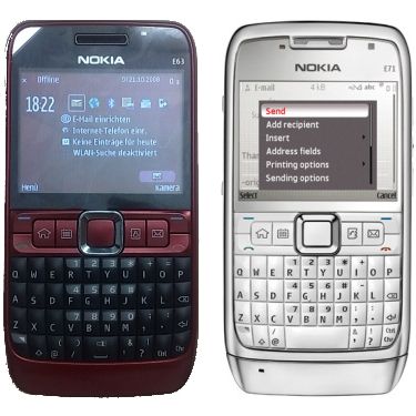 Nokia E63 et E71