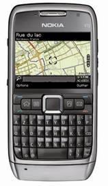 Nokia E71 Ovi Cartes