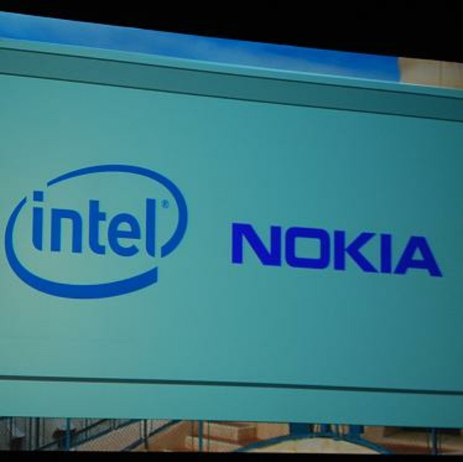 Nokia Intel logo pro