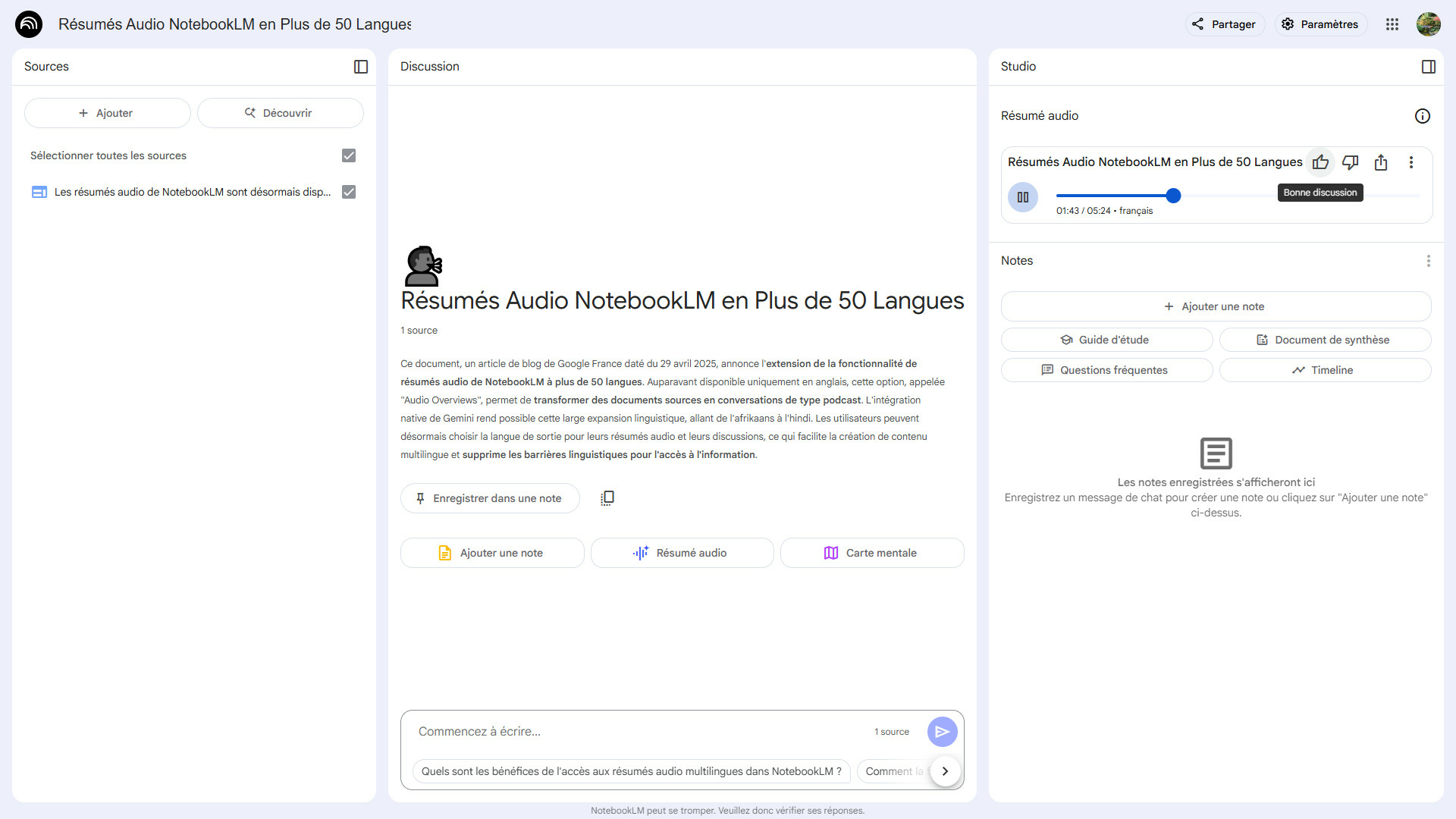 notebooklm-audio-overviews-nouvelles-langues
