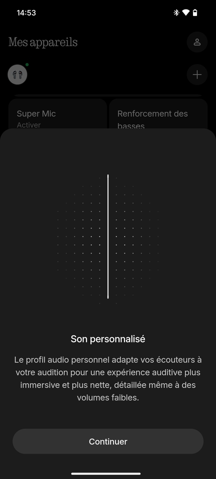 Nothing Ear 3 audiogramme