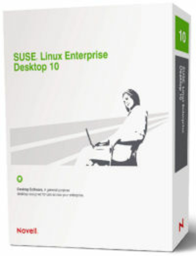 Novell SuSE Linux Enterprise Desktop SLED 10 box
