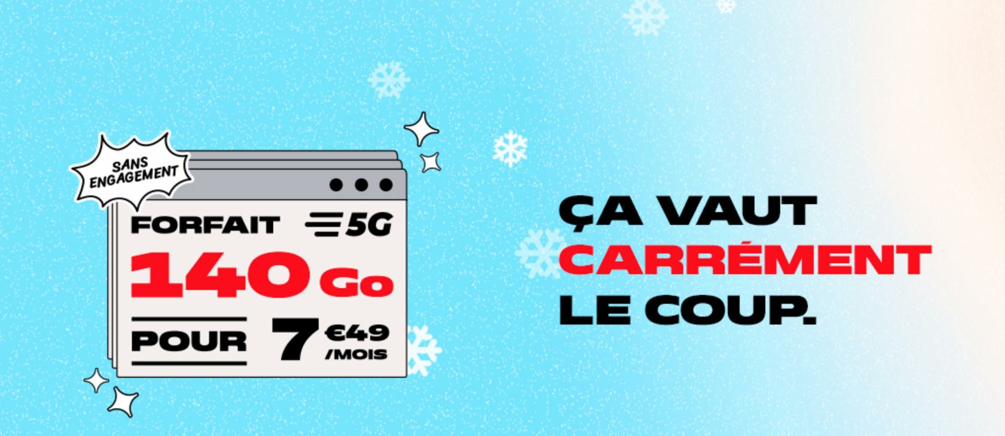 NRJ Mobile 140 Go 5G 