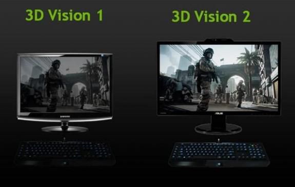 nVIDIA 3D Vision 2 diffÃ©rence