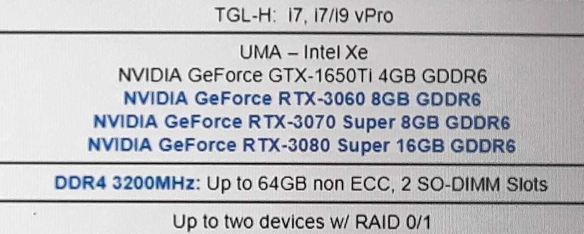 Nvidia GeForce RTX 3080 RTX 3070 Super