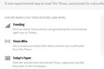 NYT web app