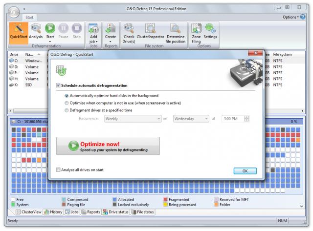 O&O Defrag : défragmenter un disque dur pour optimiser l'espace libre