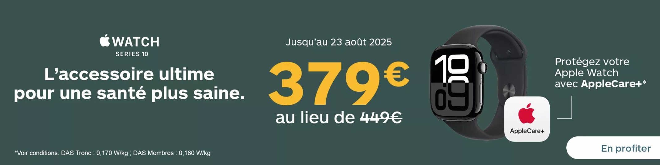 offre Apple Watch 10 Boulanger