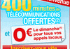 Télé2 vous offre 400 minutes de communication