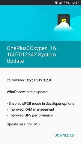 OnePlus 3 Oxygen OS correctif