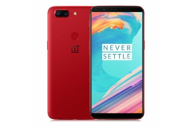 oneplus-5T-rouge