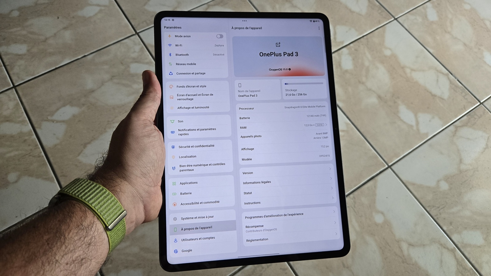 OnePlus Pad 3 specs 02